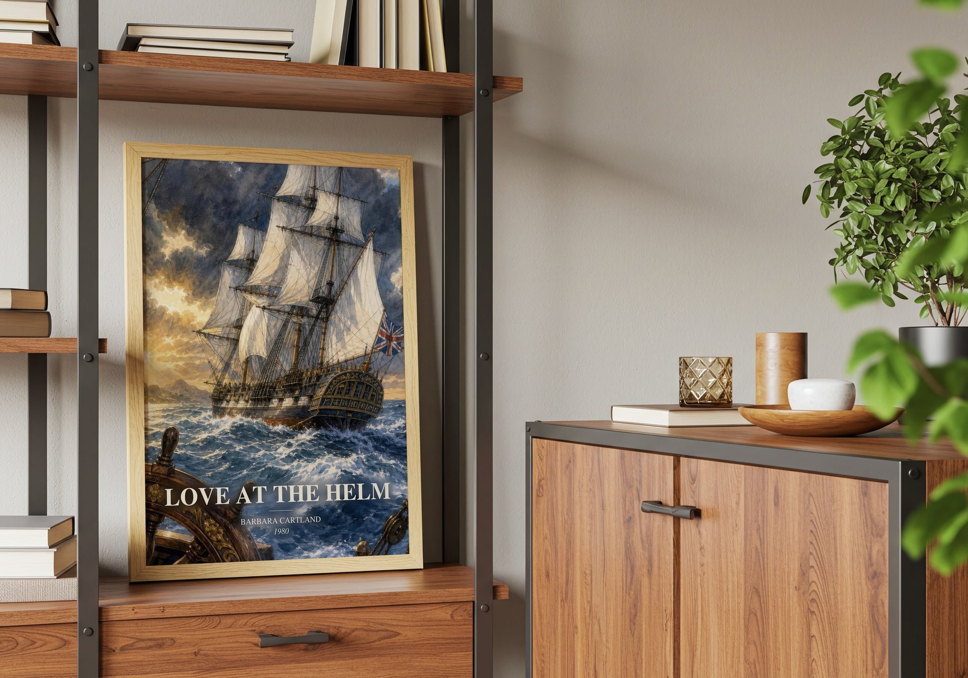 Love At The Helm book watercolour illustration paper finish options – matte satin gloss
