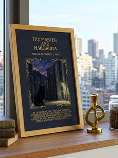 The Master and Margarita Minimalist Book Poster by Mikhail Bulgakov – image 3