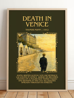 Death in Venice Minimalist Book Poster by Thomas Mann – image 2