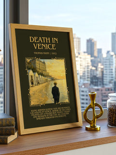 Death in Venice Minimalist Book Poster by Thomas Mann – image 3