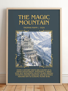 The Magic Mountain Minimalist Book Poster by Thomas Mann – image 2