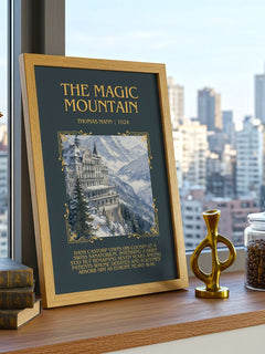 The Magic Mountain Minimalist Book Poster by Thomas Mann – image 3