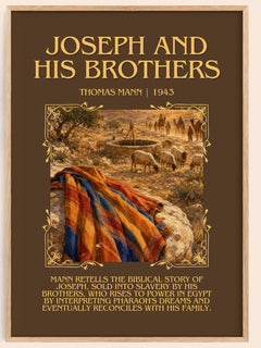 Joseph and His Brothers Minimalist Book Poster by Thomas Mann – image 1