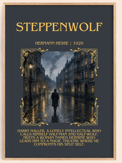 Steppenwolf Minimalist Book Poster by Hermann Hesse – image 1