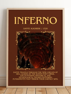 Inferno Minimalist Book Poster by Dante Alighieri – image 2
