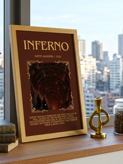 Inferno Minimalist Book Poster by Dante Alighieri – image 3