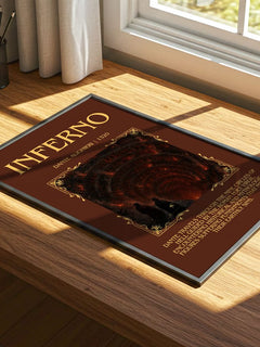 Inferno Minimalist Book Poster by Dante Alighieri – image 4