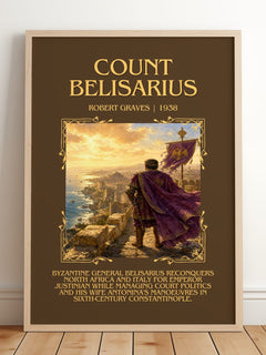 Count Belisarius Minimalist Book Poster by Robert Graves – image 2