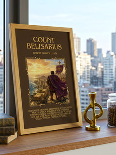 Count Belisarius Minimalist Book Poster by Robert Graves – image 3