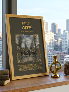 Pied Piper Minimalist Book Poster by Nevil Shute – image 3