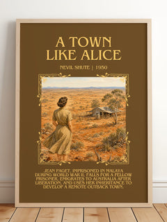 A Town Like Alice Minimalist Book Poster by Nevil Shute – image 2