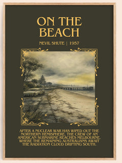 On the Beach Minimalist Book Poster by Nevil Shute – image 1
