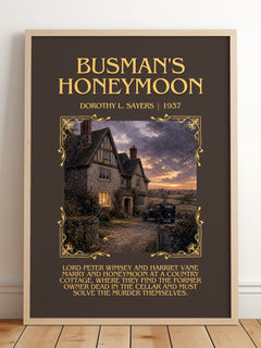 Busman's Honeymoon Minimalist Book Poster by Dorothy L. Sayers – image 2