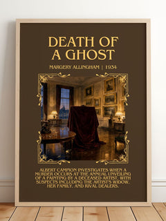 Death of a Ghost Minimalist Book Poster by Margery Allingham – image 2