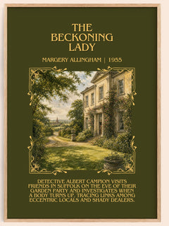 The Beckoning Lady Minimalist Book Poster by Margery Allingham – image 1
