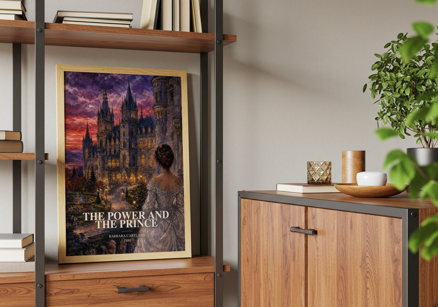 The Power And The Prince book watercolour illustration paper finish options – matte satin gloss
