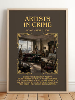 Artists in Crime Minimalist Book Poster by Ngaio Marsh – image 2