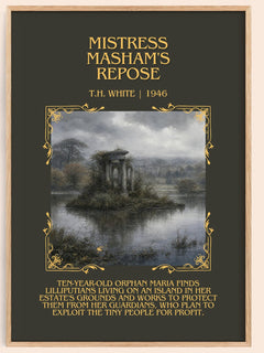 Mistress Masham's Repose Minimalist Book Poster by T.H. White – image 1
