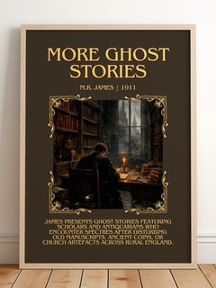 More Ghost Stories Minimalist Book Poster by M.R. James – image 2