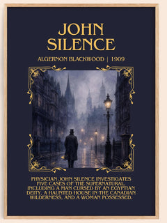 John Silence Minimalist Book Poster by Algernon Blackwood – image 1