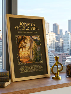 Jonah's Gourd Vine Minimalist Book Poster by Zora Neale Hurston – image 3