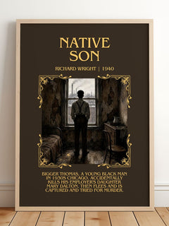 Native Son Minimalist Book Poster by Richard Wright – image 2