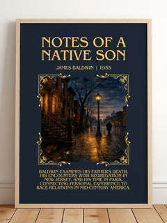 Notes of a Native Son Minimalist Book Poster by James Baldwin – image 2