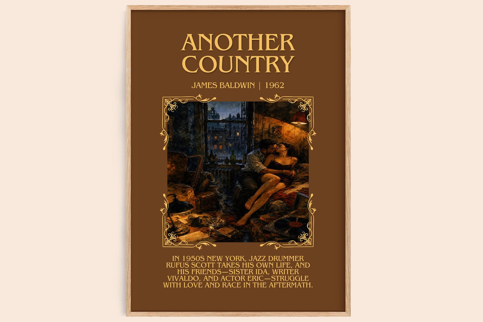 Another Country Minimalist Book Poster by James Baldwin