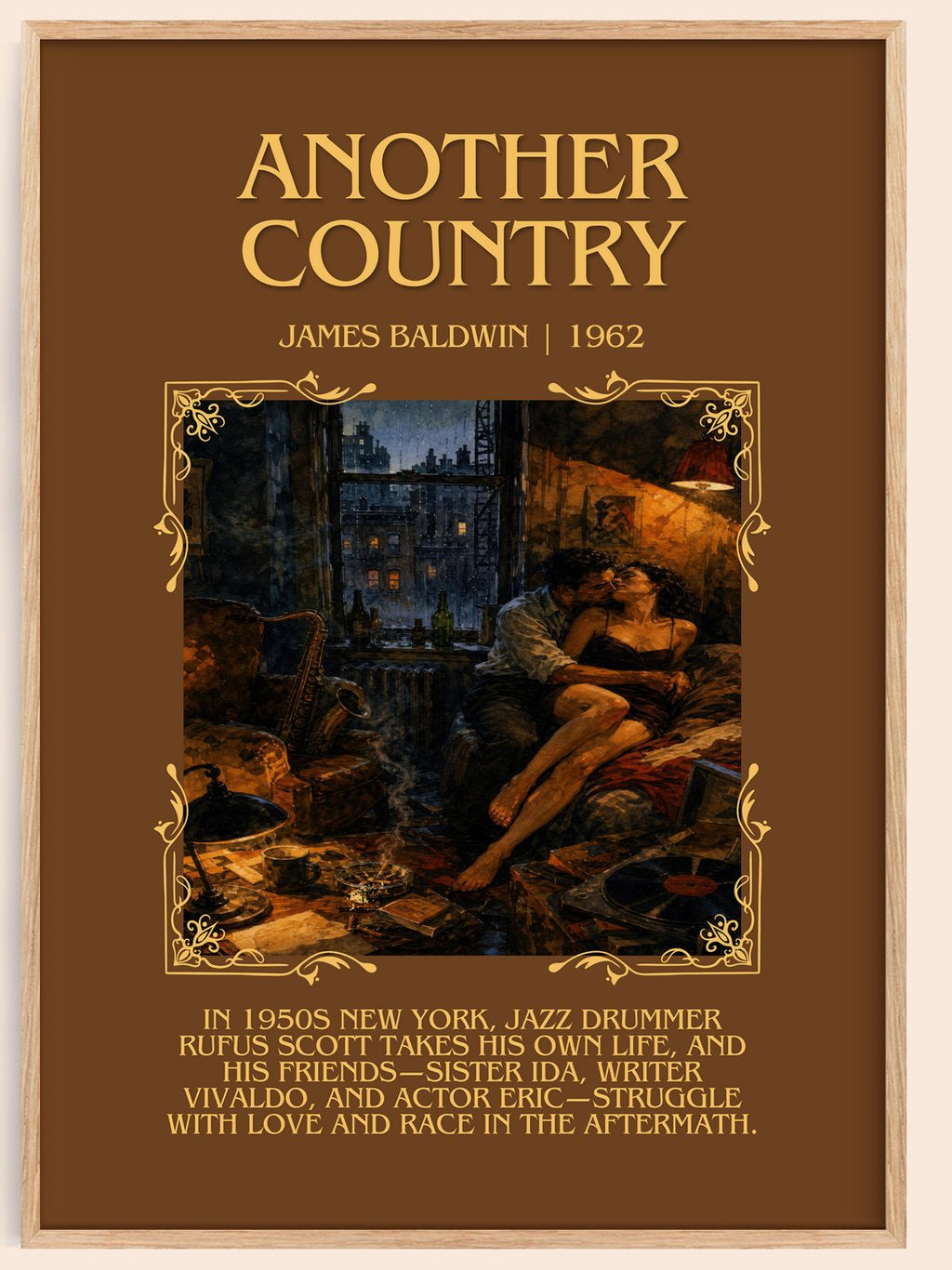 Another Country Minimalist Book Poster by James Baldwin – book poster