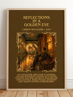 Reflections in a Golden Eye Minimalist Book Poster by Carson McCullers – image 2