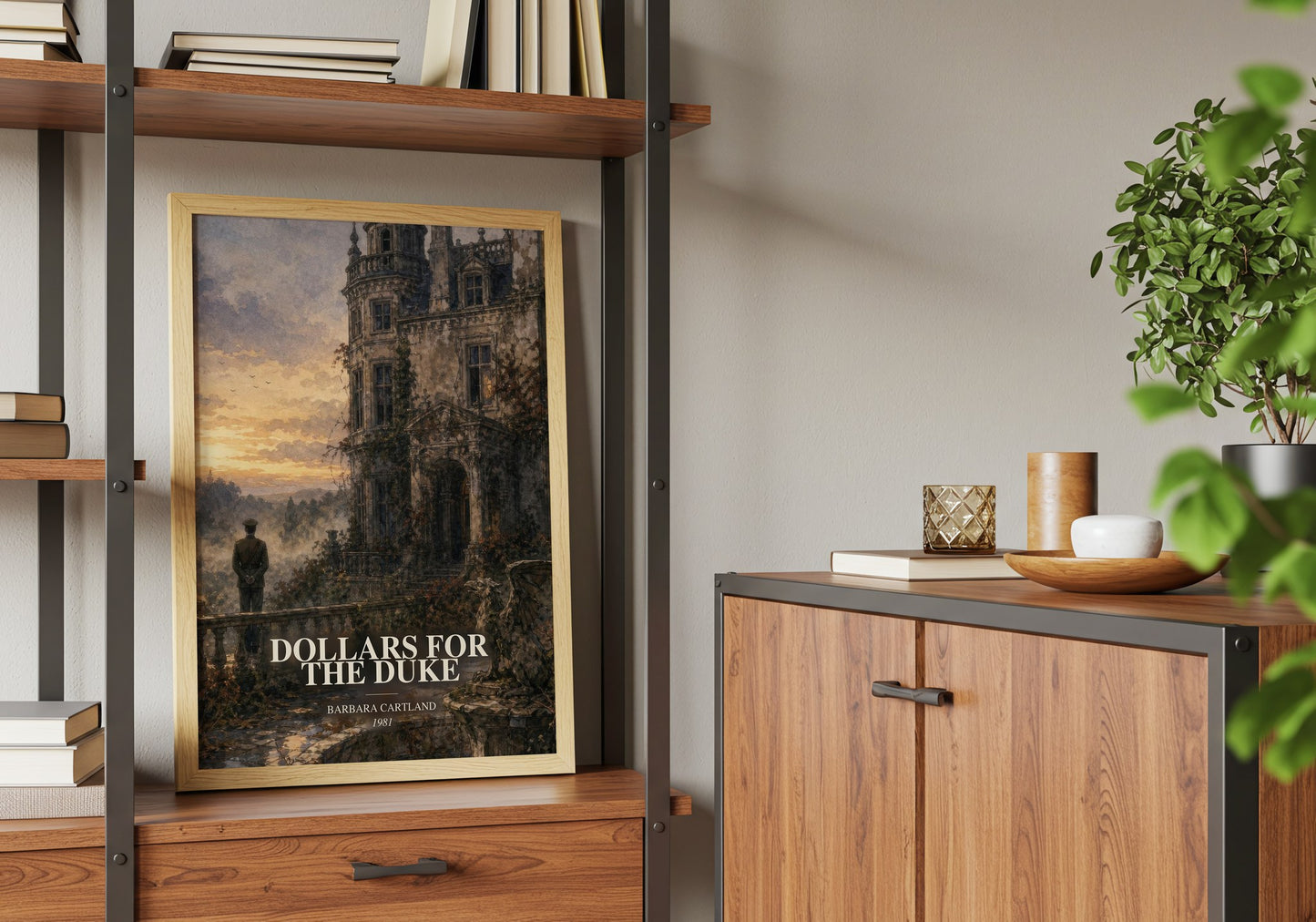 Dollars For The Duke book watercolour illustration paper finish options – matte satin gloss