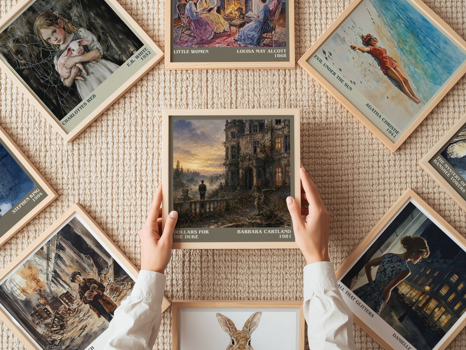 Dollars For The Duke literary book poster framed on wall – romance wall art