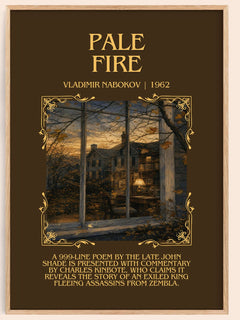 Pale Fire Minimalist Book Poster by Vladimir Nabokov – image 1