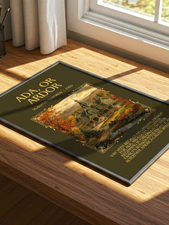 Ada, or Ardor Minimalist Book Poster by Vladimir Nabokov – image 4