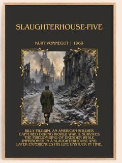 Slaughterhouse-Five Minimalist Book Poster by Kurt Vonnegut – image 1