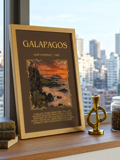 Galápagos Minimalist Book Poster by Kurt Vonnegut – image 3