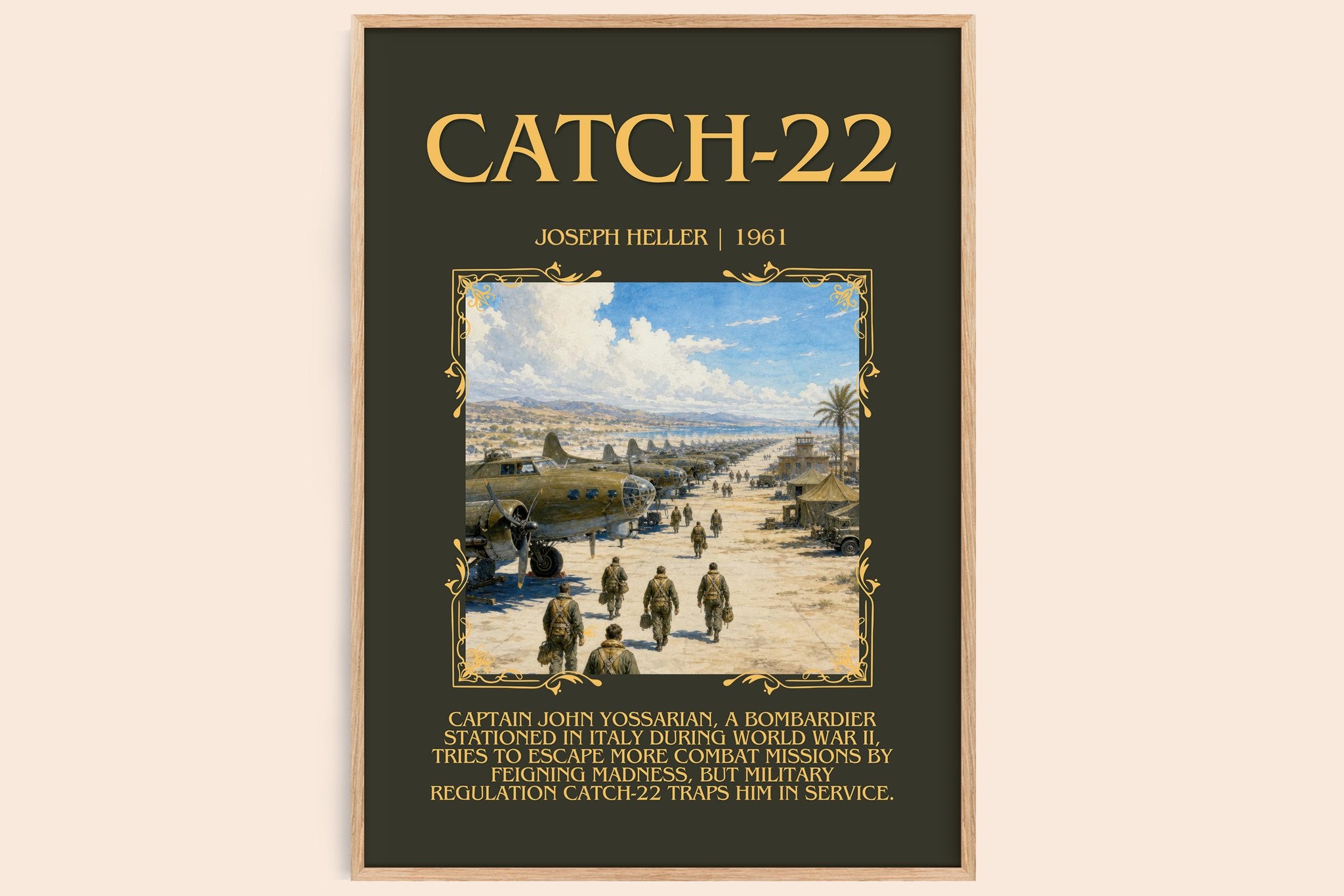 Catch-22 Minimalist Book Poster by Joseph Heller