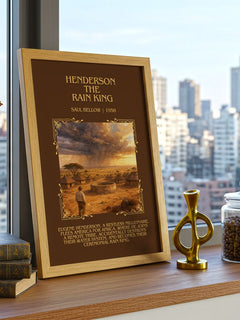 Henderson the Rain King Minimalist Book Poster by Saul Bellow – image 3