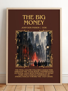 The Big Money Minimalist Book Poster by John Dos Passos – image 2