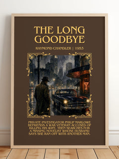 The Long Goodbye Minimalist Book Poster by Raymond Chandler – image 2