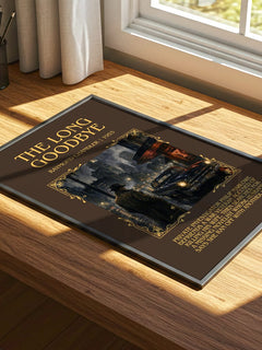 The Long Goodbye Minimalist Book Poster by Raymond Chandler – image 4