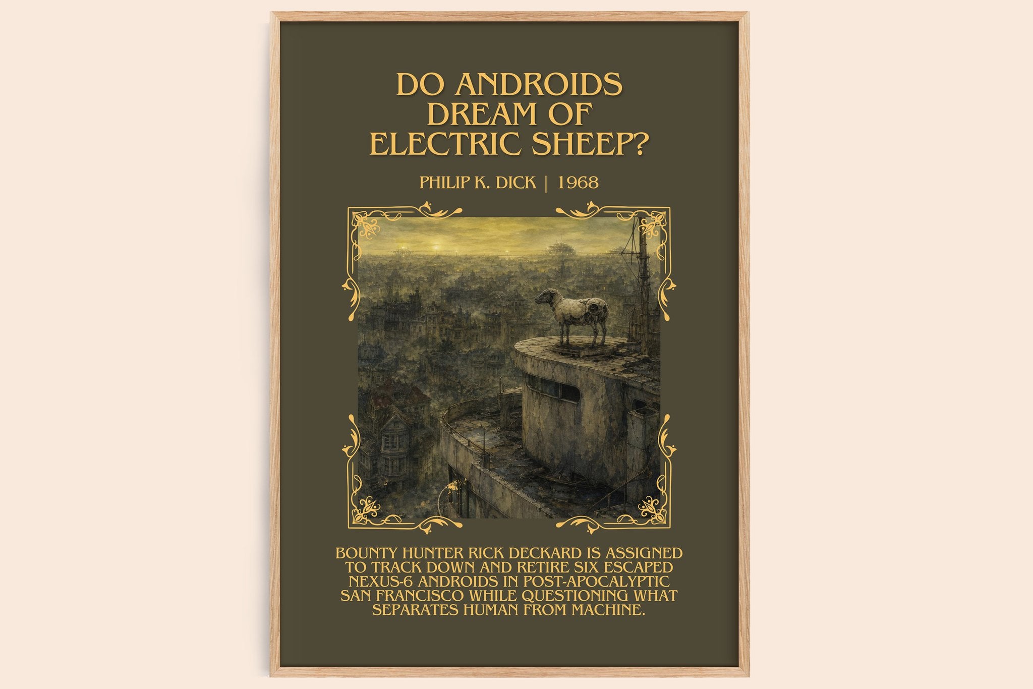 Do Androids Dream of Electric Sheep? Minimalist Book Poster by P. Dick