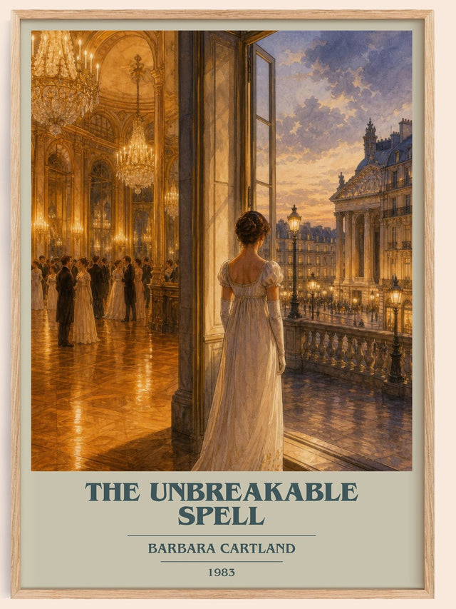 The Unbreakable Spell Book Cover Poster by Barbara Cartland