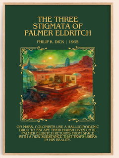 Three Stigmata of Palmer Eldritch Minimalist Book Poster by P. Dick – image 1