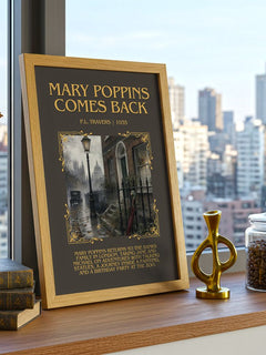 Mary Poppins Comes Back Minimalist Book Poster by P.L. Travers – image 3