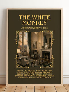 The White Monkey Minimalist Book Poster by John Galsworthy – image 2