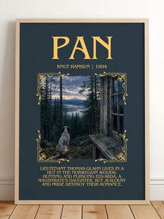Pan Minimalist Book Poster by Knut Hamsun – image 2