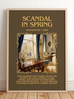 Scandal in Spring Minimalist Book Poster by Lisa Kleypas – image 2