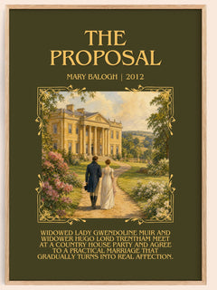 The Proposal Minimalist Book Poster by Mary Balogh – image 1