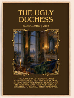 The Ugly Duchess Minimalist Book Poster by Eloisa James – image 1